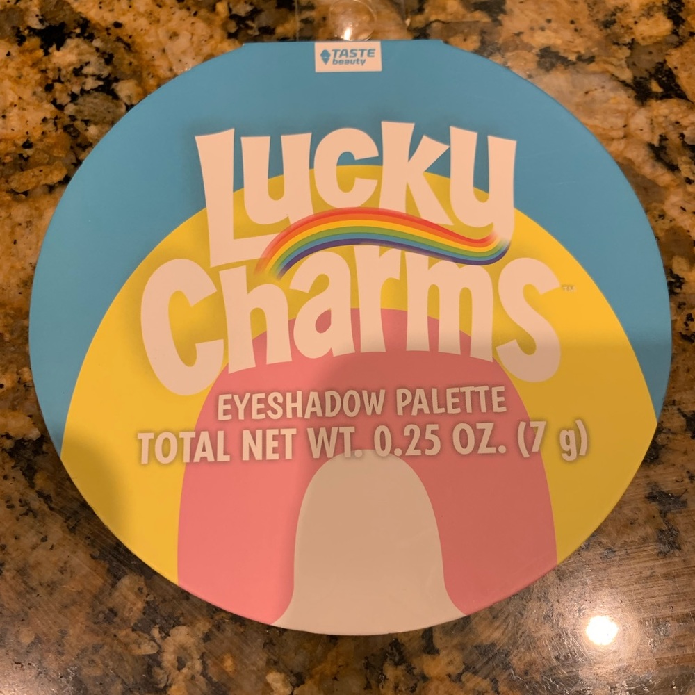 Lucky Charms eyeshadow palette. 9 different shades. Built in mirror. New!